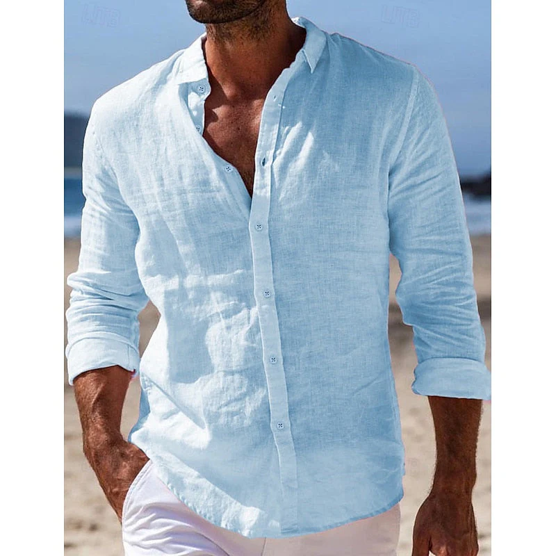 Thane | Casual Linen Shirt - Image 3