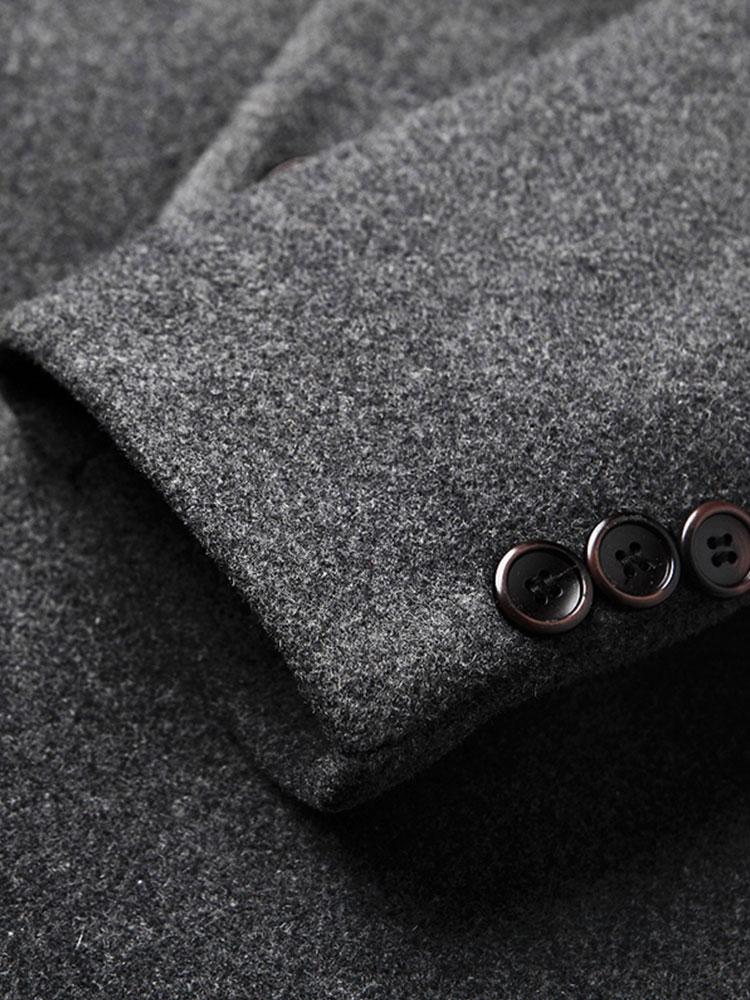 Thane | Lapel Woolen Overcoat - Image 11