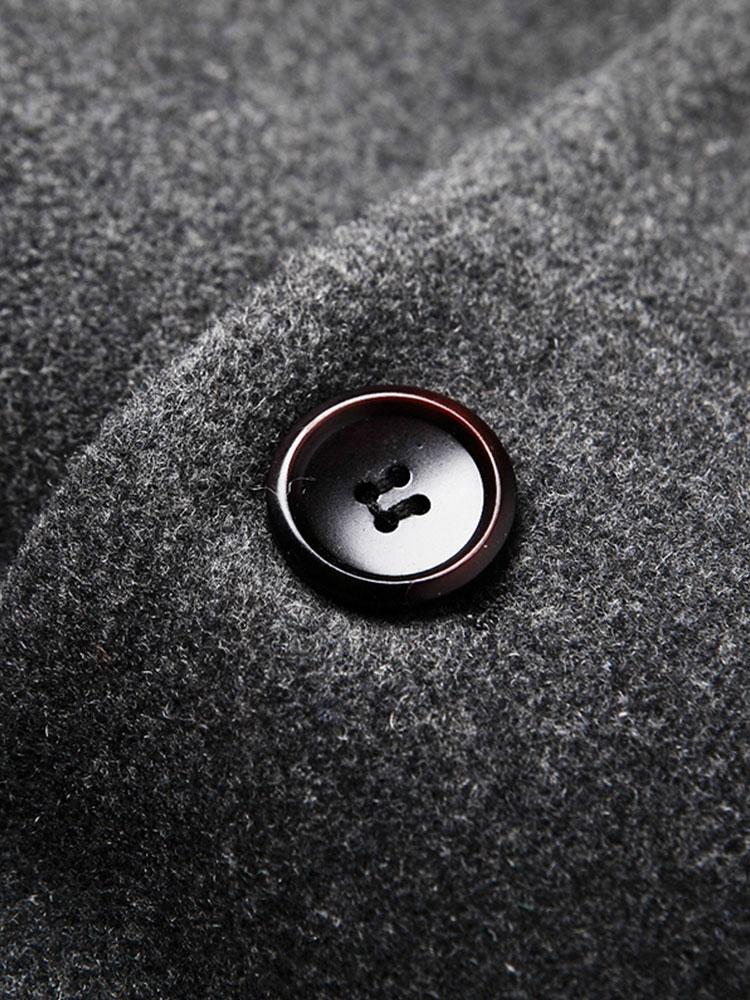 Thane | Lapel Woolen Overcoat - Image 2