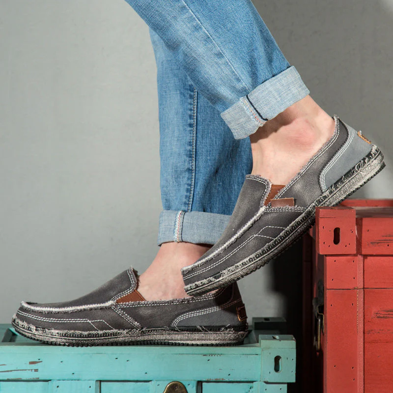 Theo | Canvas Slip-On Shoes - Image 8