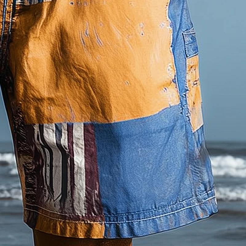 Theodore | Men'S Summer Fashion Printed Cotton Blended Casual Shorts - Image 6