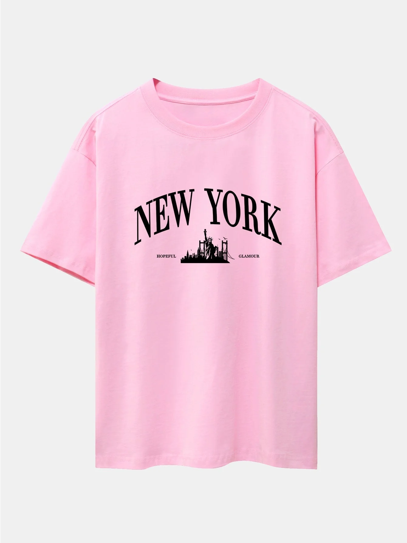 Thiago® | Slogan Print Drop Shoulder Oversize T-Shirt - Image 18