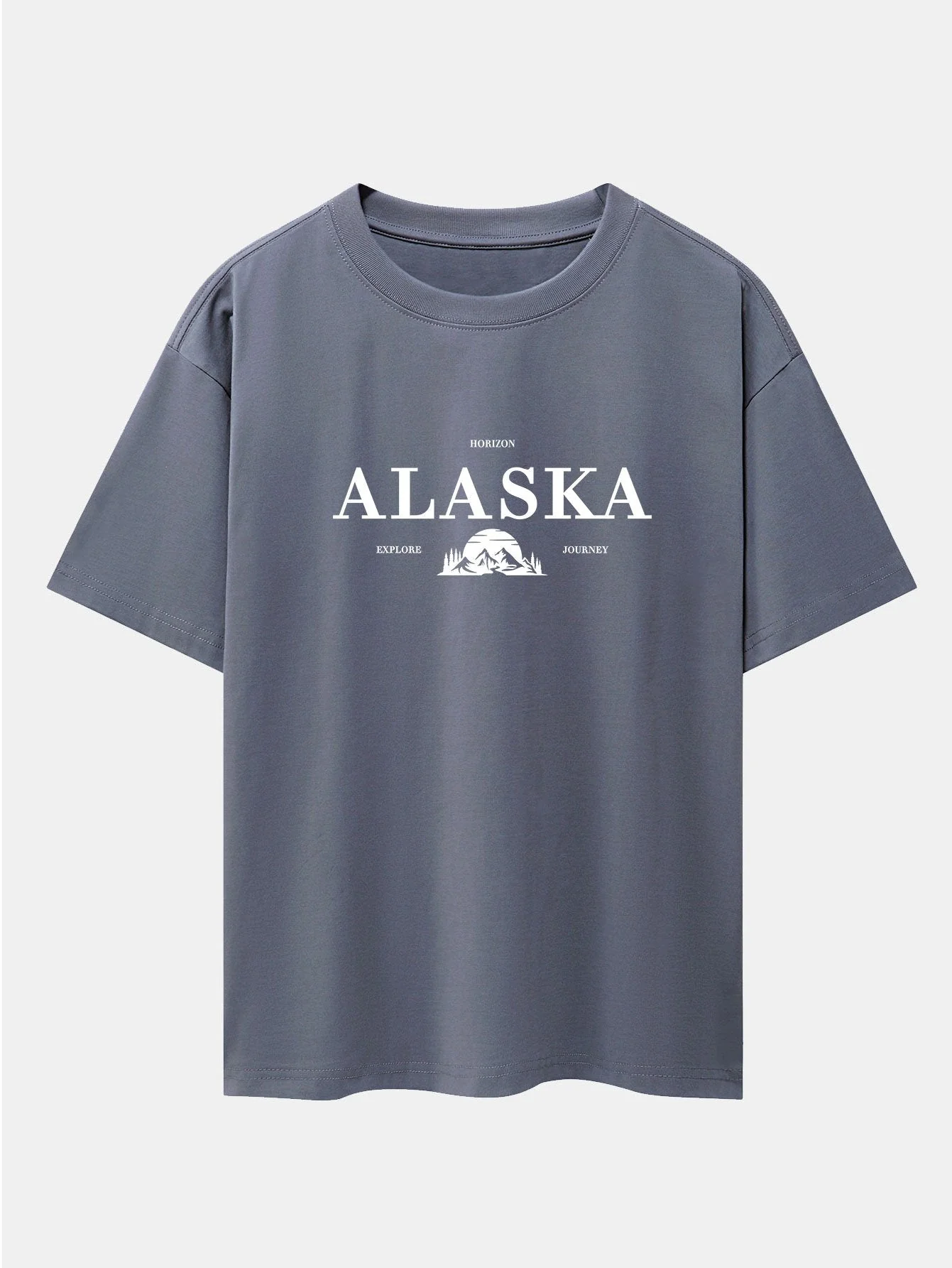 Thiago® | Slogan Print Drop Shoulder Oversize T-Shirt - Image 5