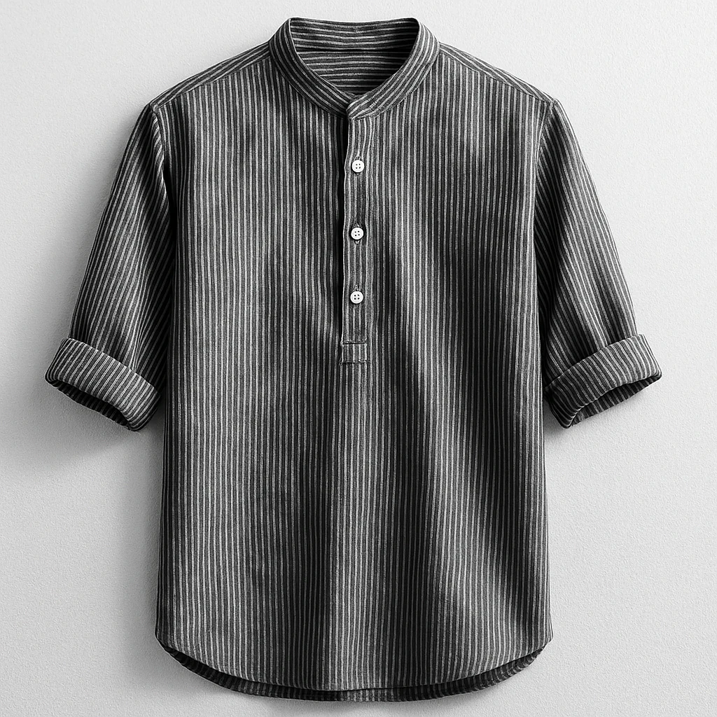 Thomas | Jefferson Henley Shirt - Image 3