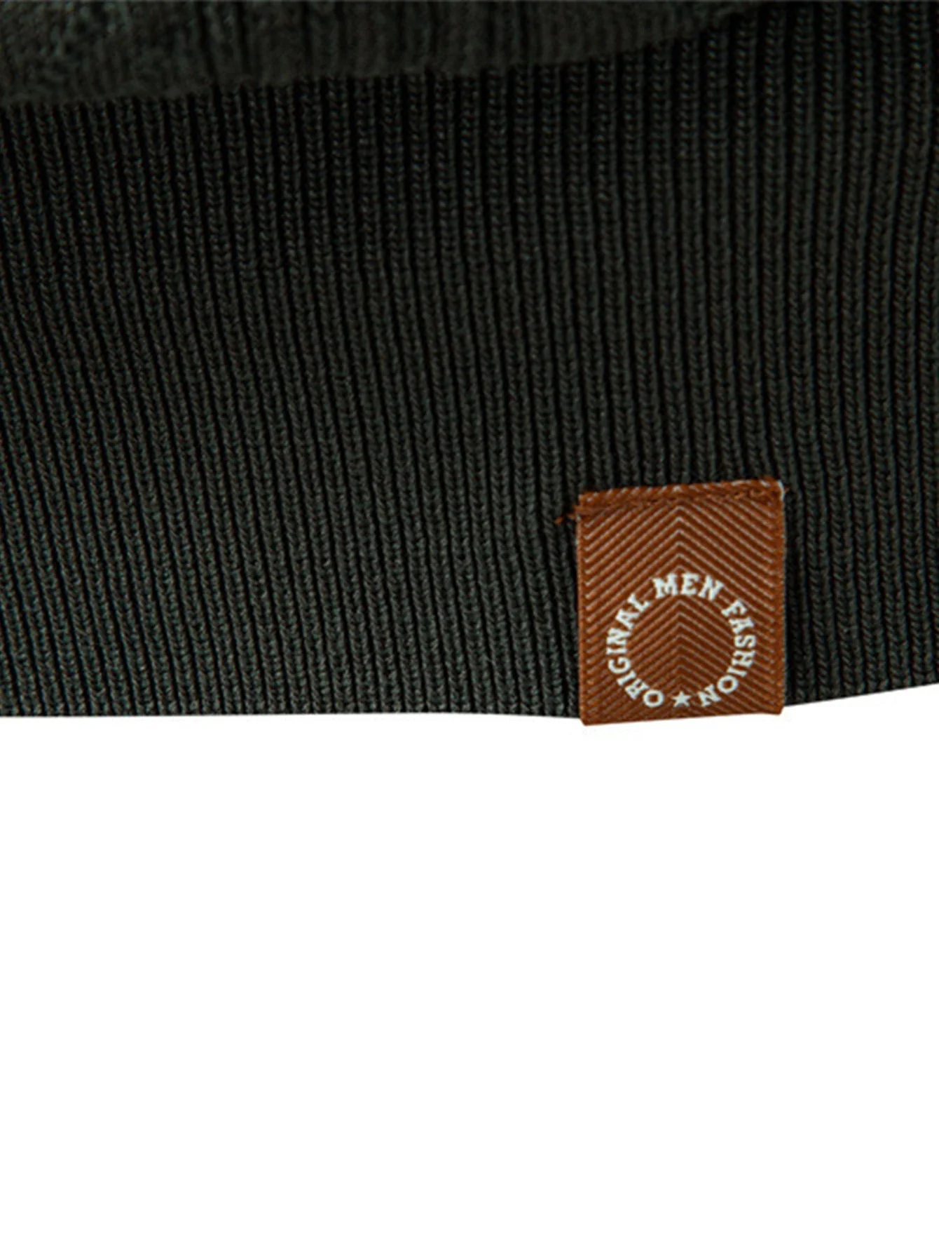 Thomas | Long Sleeve V-Neck Knit Polo Shirt - Image 2