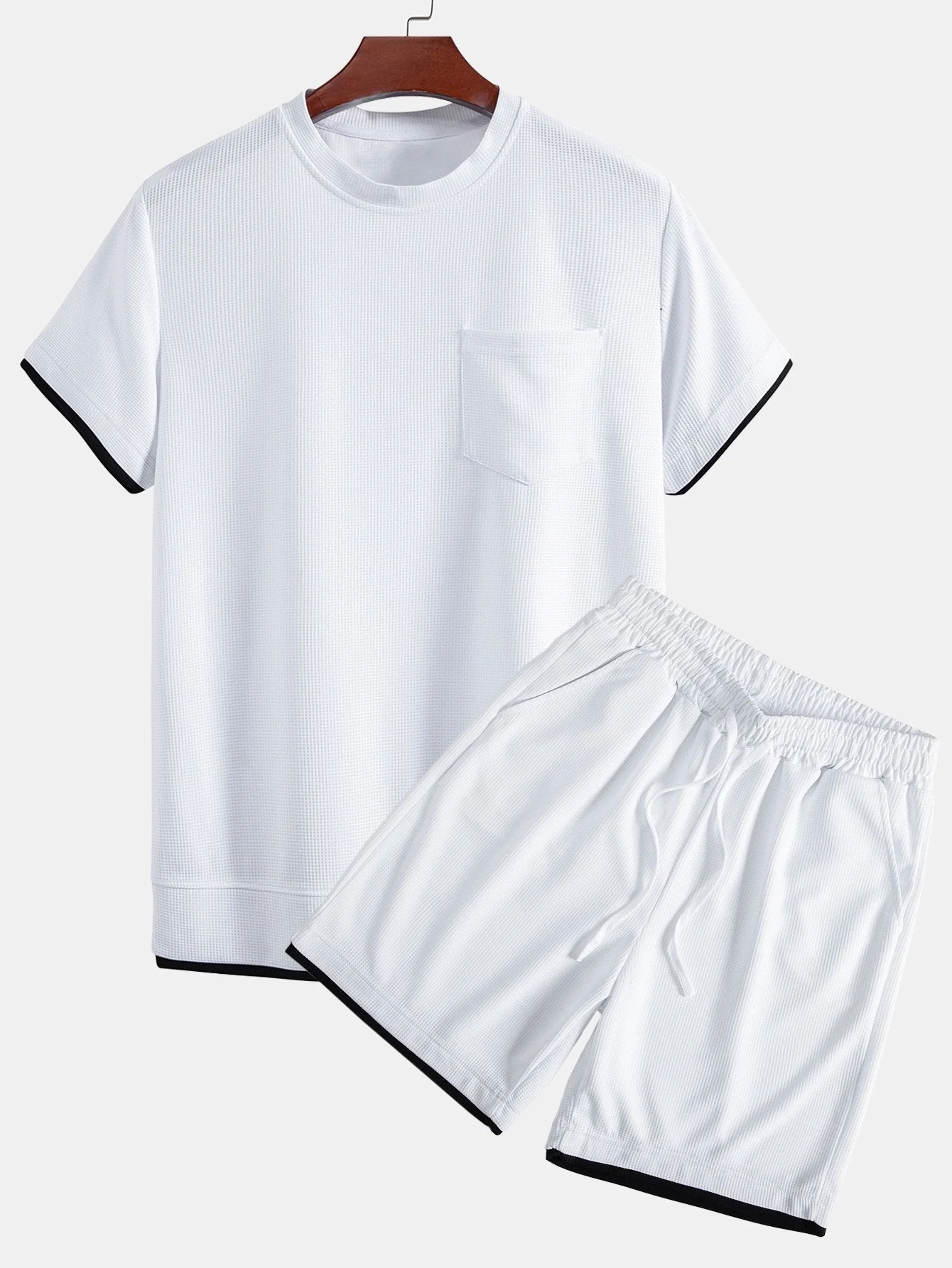 Tim® | Waffle T-Shirt & Shorts - Image 3