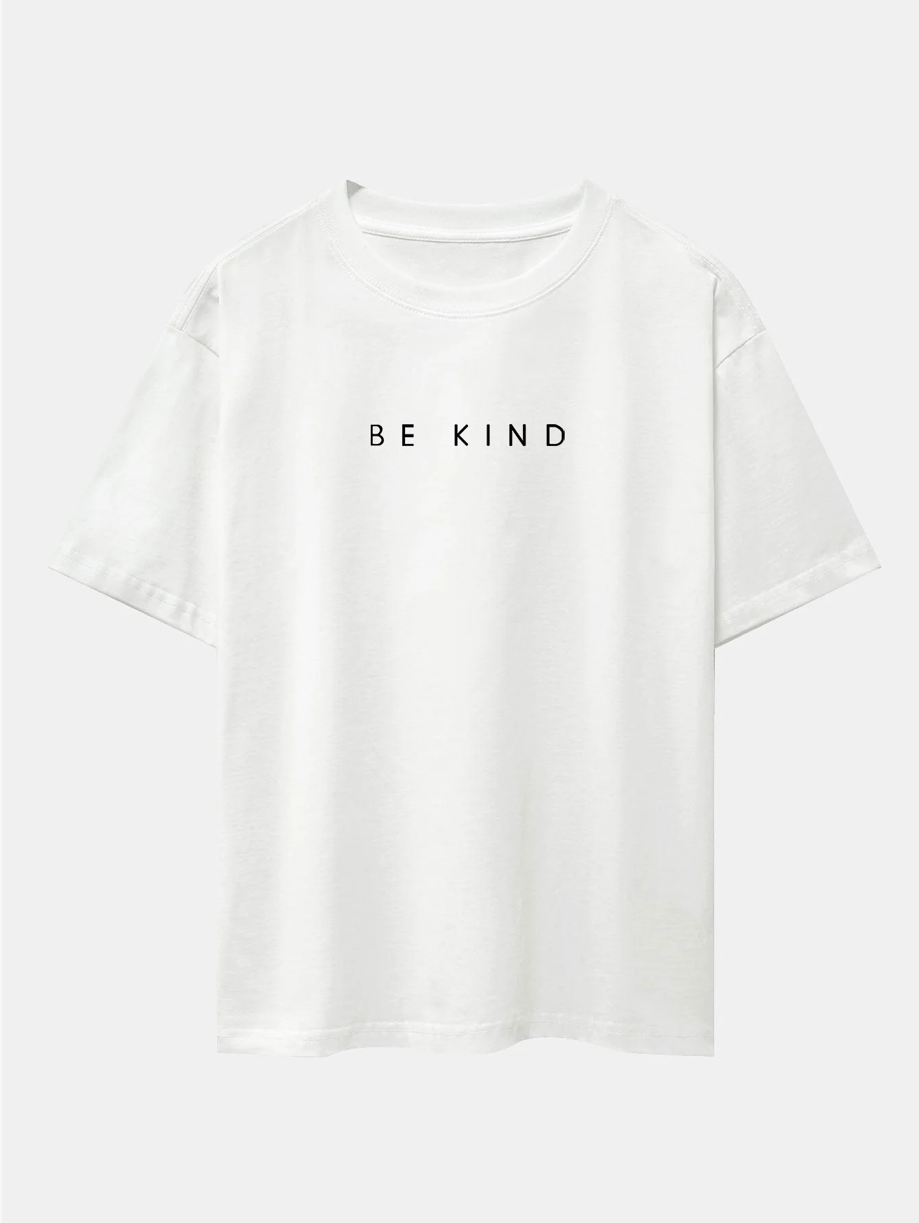 Timoteo® | Slogan Print Drop Shoulder Oversize T-Shirt - Image 2