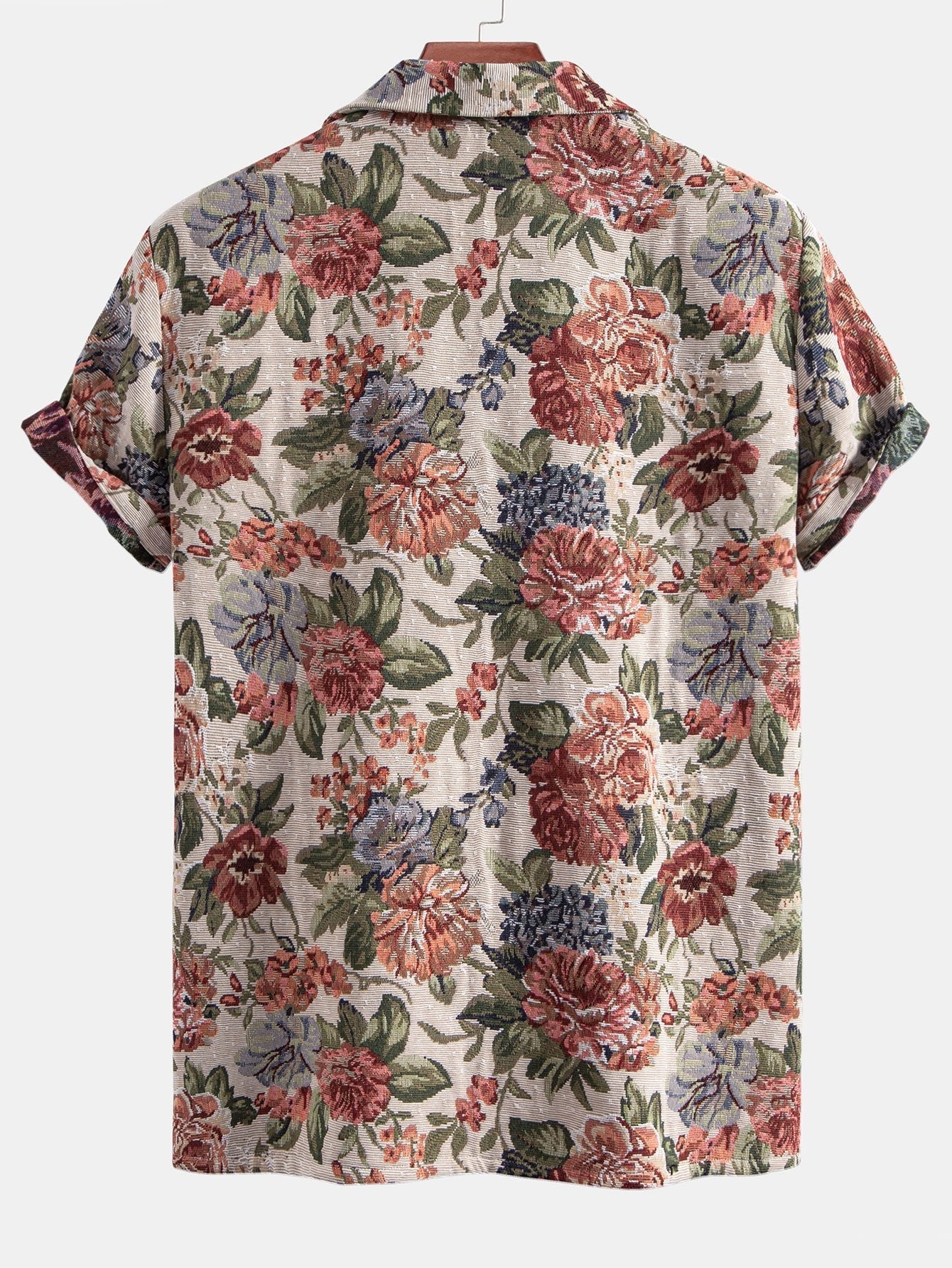 Tito® | Floral Jacquard Cuban Shirt - Image 2