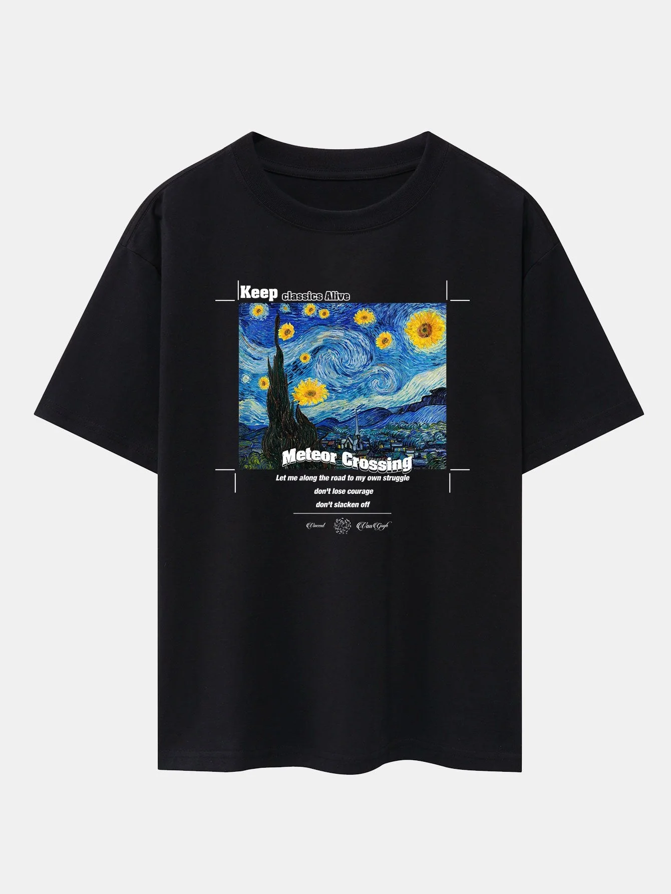Titus® | Abstract Painting Print Drop Shoulder Oversize T-Shirt - Image 2