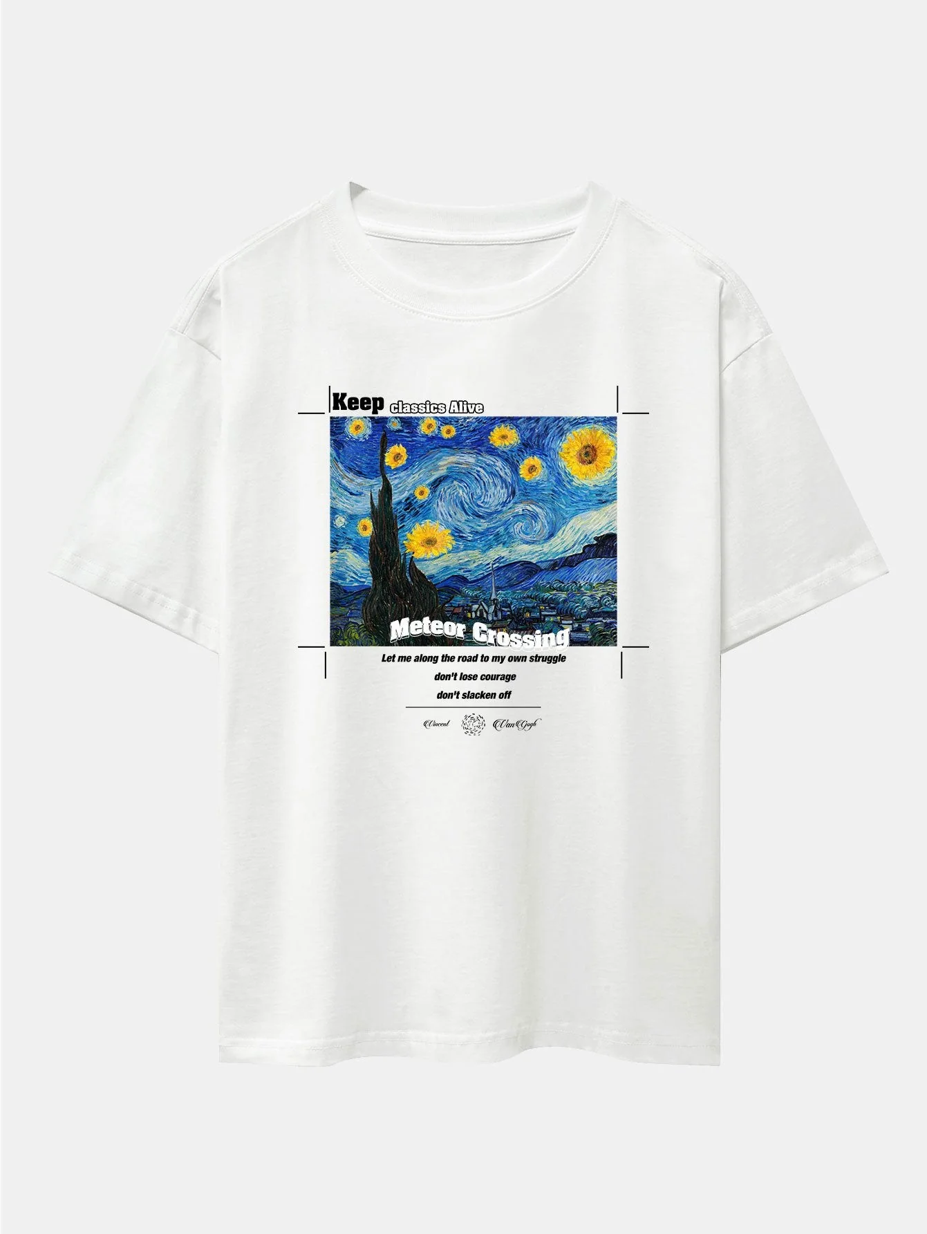 Titus® | Abstract Painting Print Drop Shoulder Oversize T-Shirt - Image 3