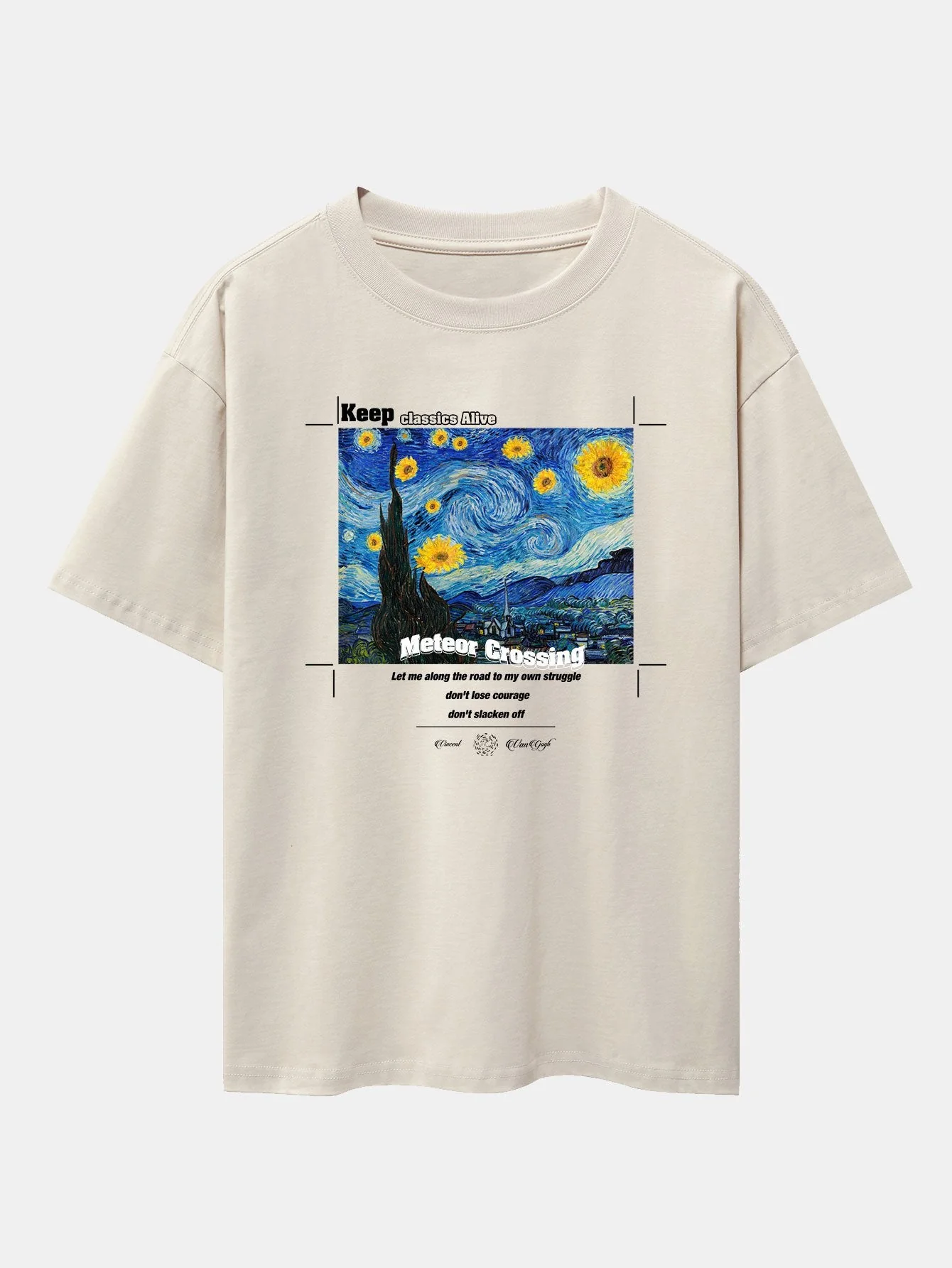 Titus® | Abstract Painting Print Drop Shoulder Oversize T-Shirt - Image 7
