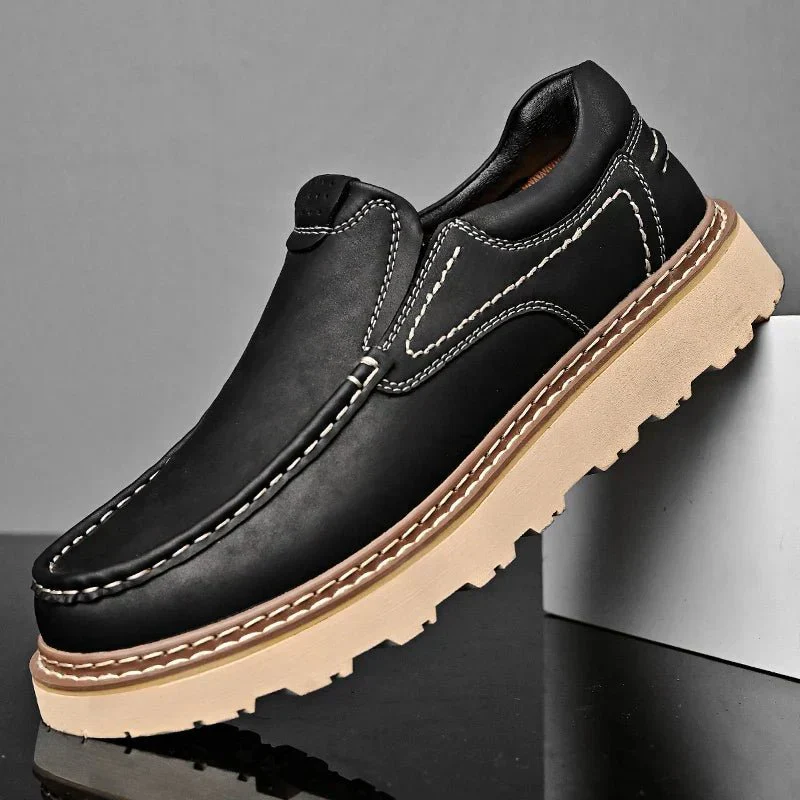 Tiziano | Comfortable slip-on shoes with flexible sole - Image 3