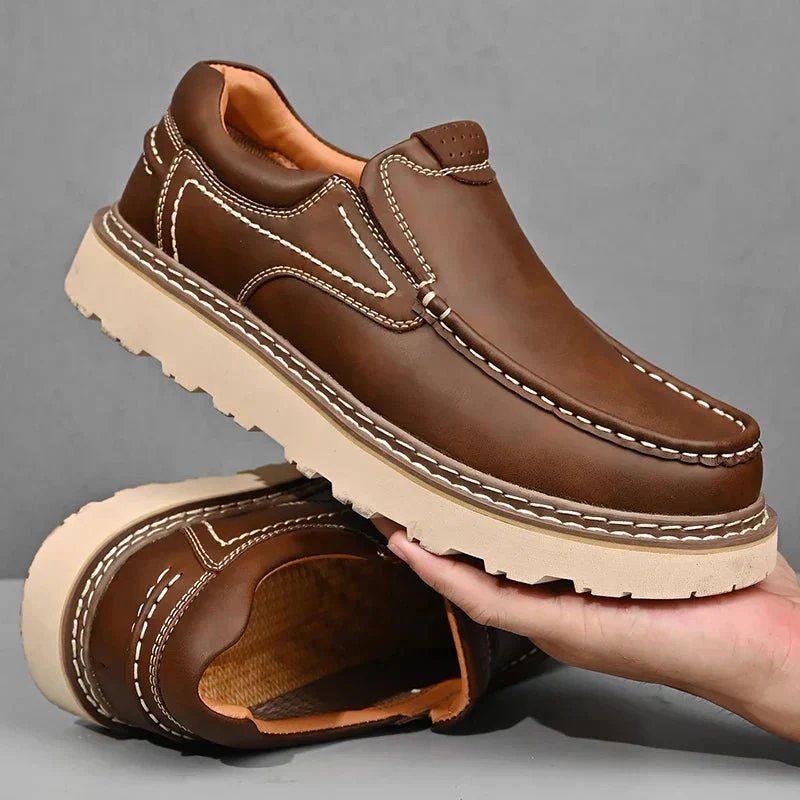 Tiziano | Comfortable slip-on shoes with flexible sole - Image 4