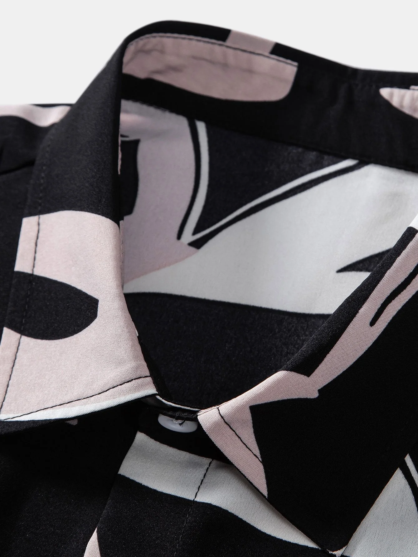 Tobias® | Abstract Print Button Up Shirt - Image 7