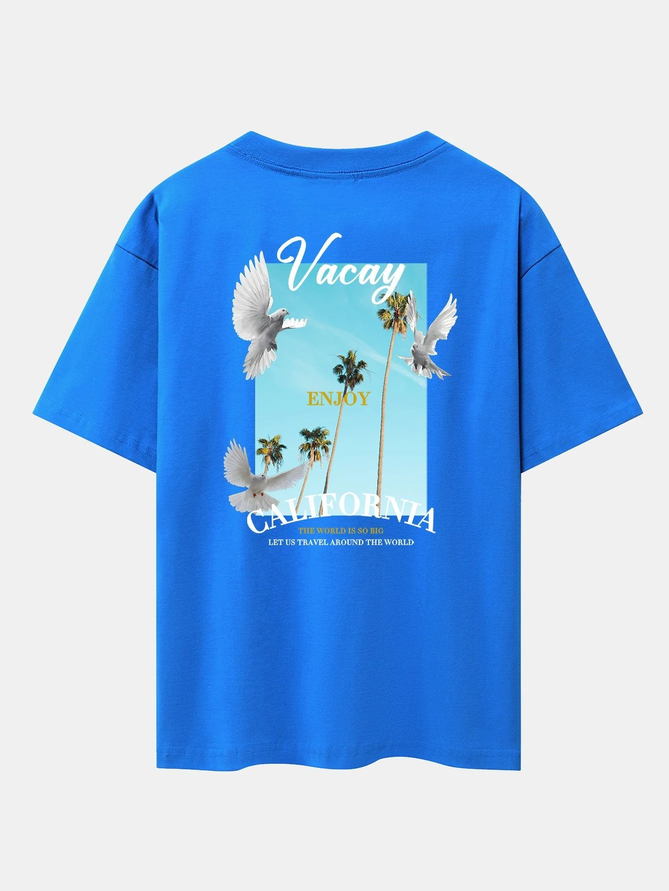 Tobías® | Dove Back Print Drop Shoulder Oversize T-Shirt - Image 21