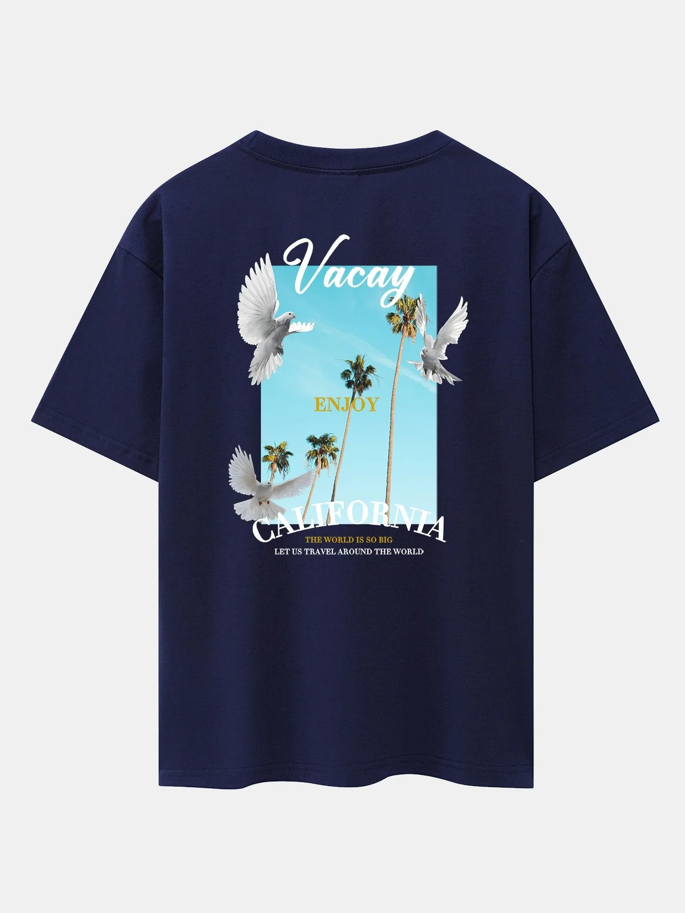 Tobías® | Dove Back Print Drop Shoulder Oversize T-Shirt - Image 23
