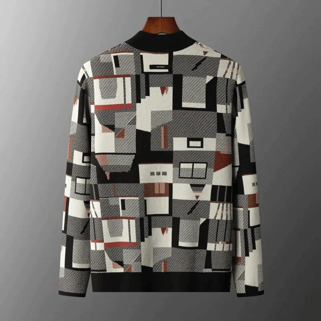 Tobías | Vincent Premium Knit Patchwork Cardigan - Image 3