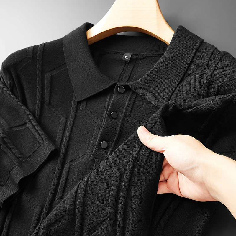Toby® | Saint Jacques Textured Polo - Image 4