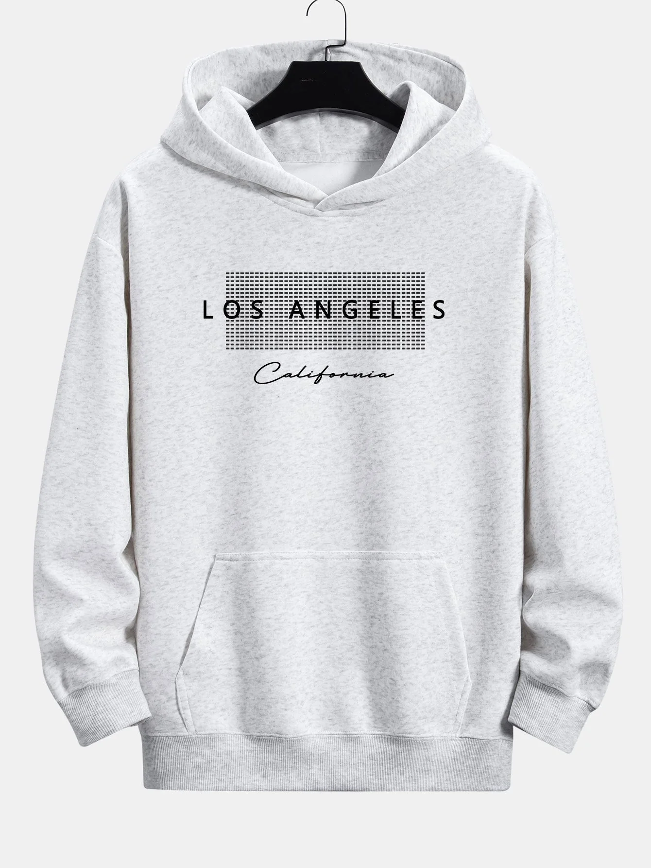 Toby | Los Angeles Checkered Print Relax Fit Hoodie - Image 5