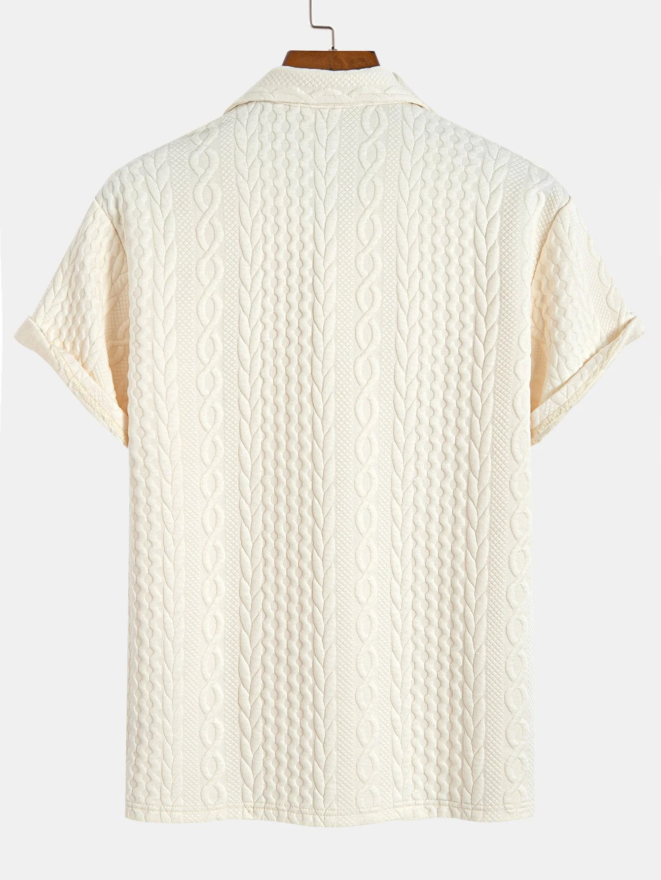 Todd® | Twist Textured Jacquard Polo - Image 2