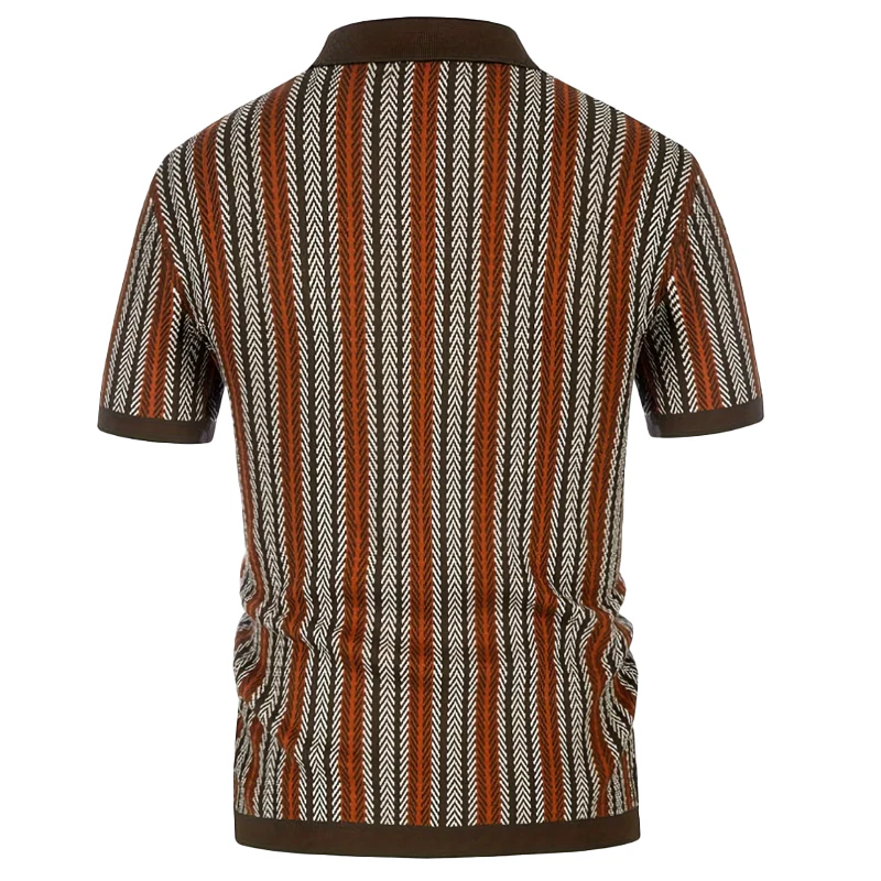 Tom | Men'S Summer Fashion Knitted Short Sleeve Shirt - Image 8