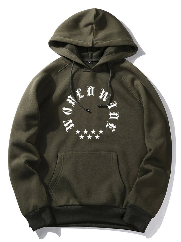 Tom��s | Worldwide Character Star Print Hoodie - Image 9