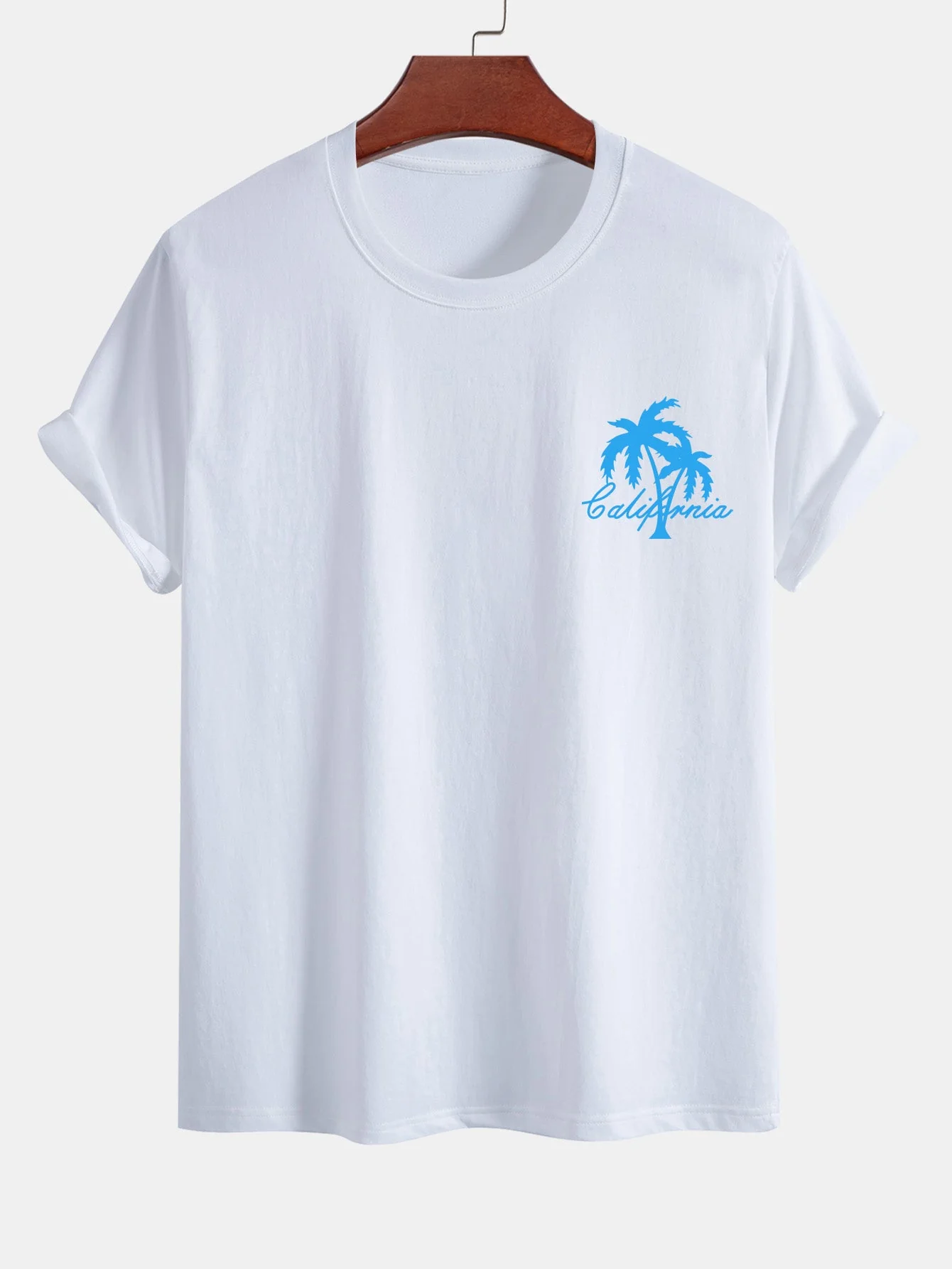 Tomás® | Palm Tree Print Cotton T-Shirt & Swim Shorts - Image 9