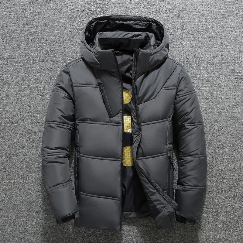 Tomer | Warm men's winter jacket with down filling - Image 2