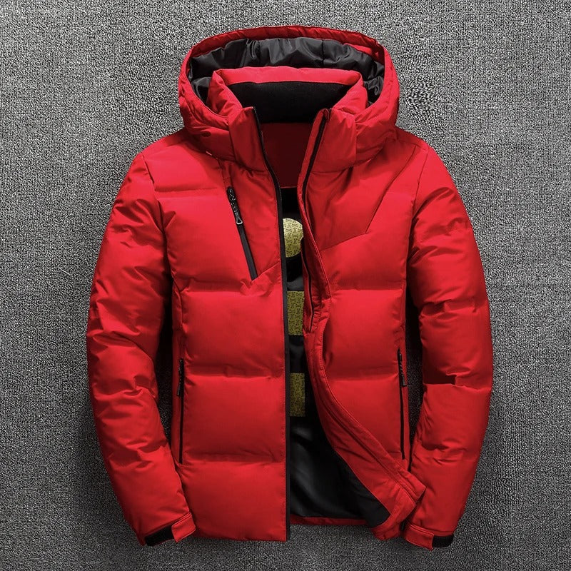 Tomer | Warm men's winter jacket with down filling - Image 3