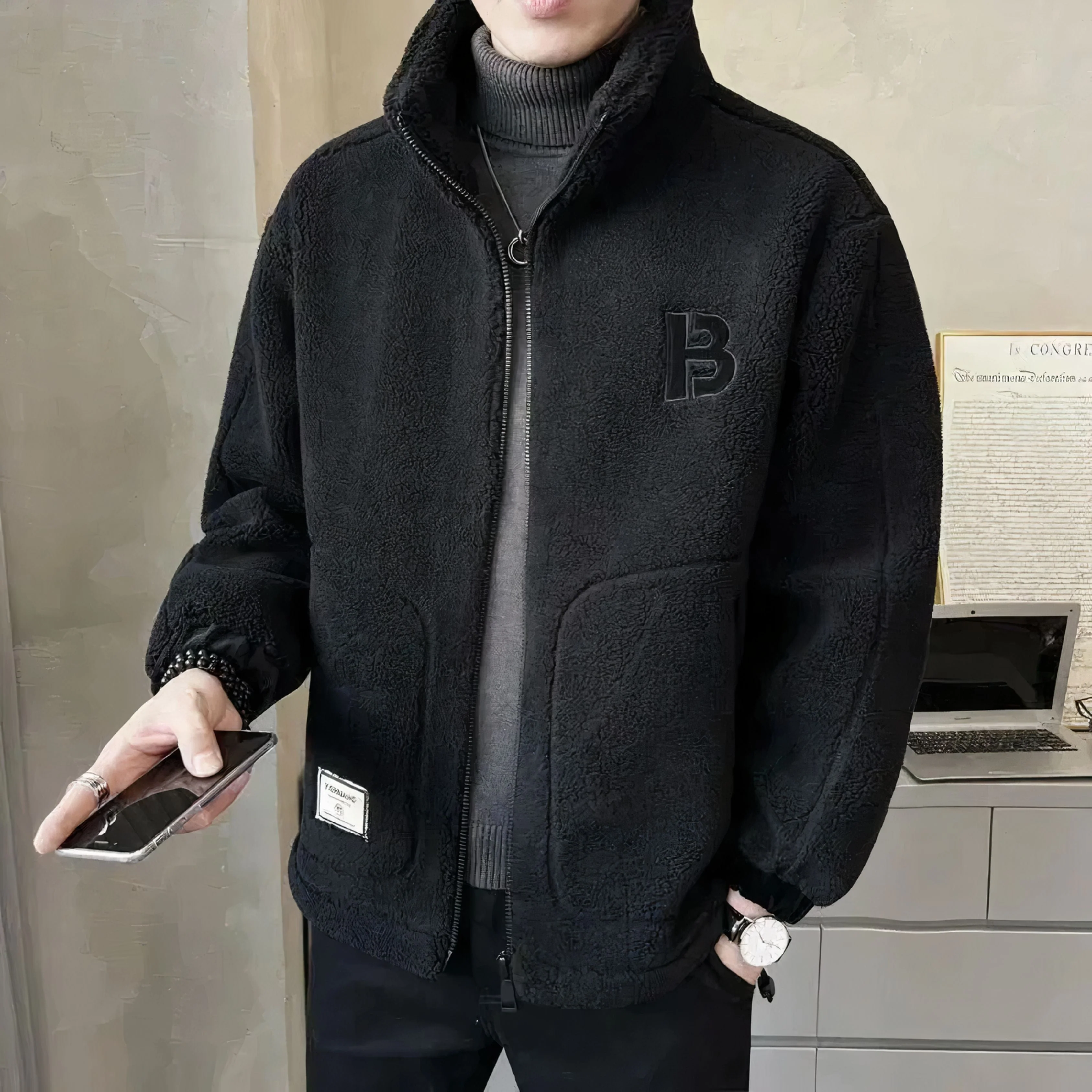 Tony® | Men's jacket with zip - Image 3