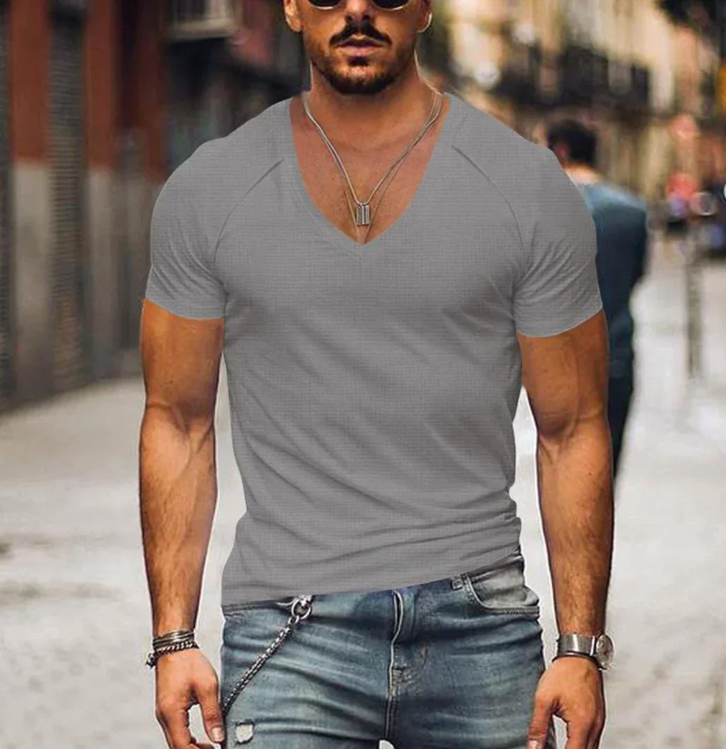 Toribio® | Men'S T-Shirt With V-Neck - Image 2