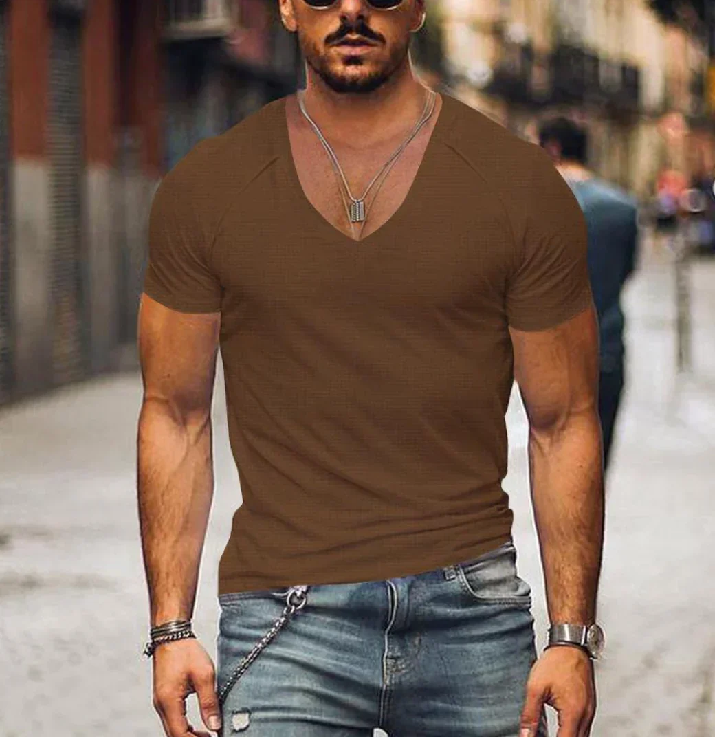 Toribio® | Men'S T-Shirt With V-Neck - Image 6