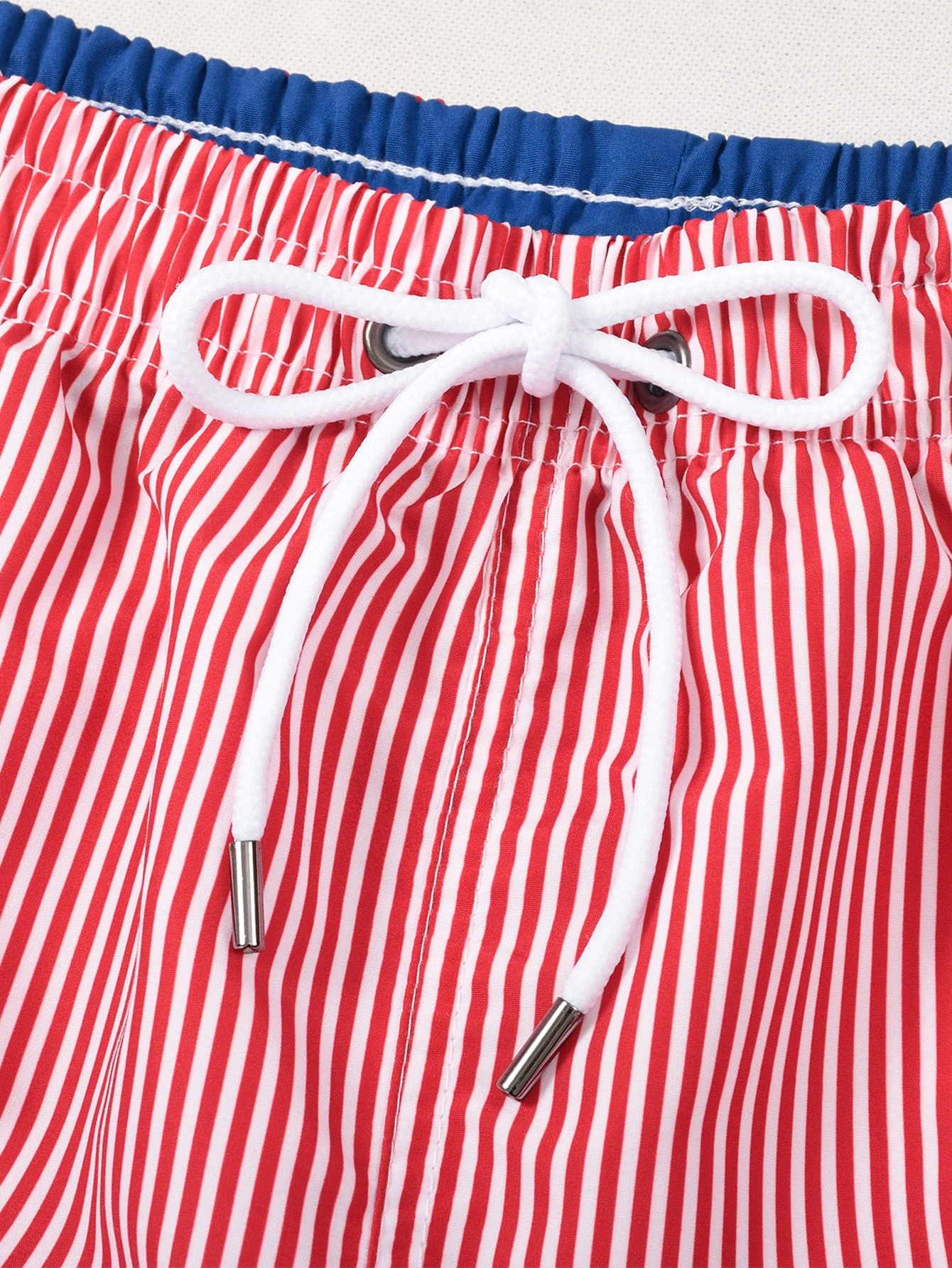 Travis® | Vertical Striped Drawstring Swim Shorts - Image 12