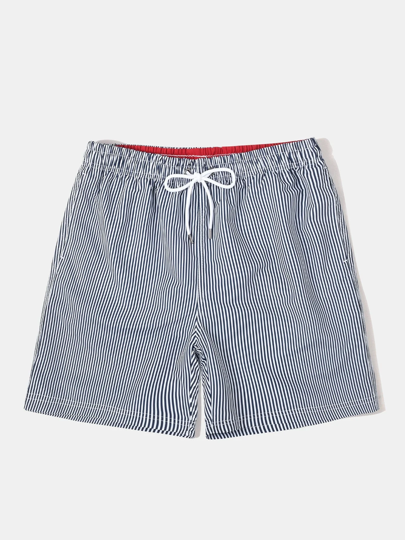 Travis® | Vertical Striped Drawstring Swim Shorts - Image 4