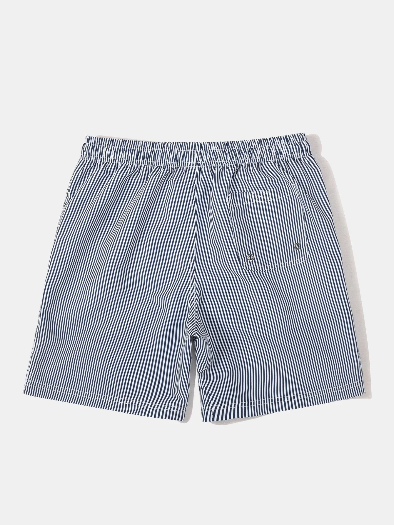 Travis® | Vertical Striped Drawstring Swim Shorts - Image 5