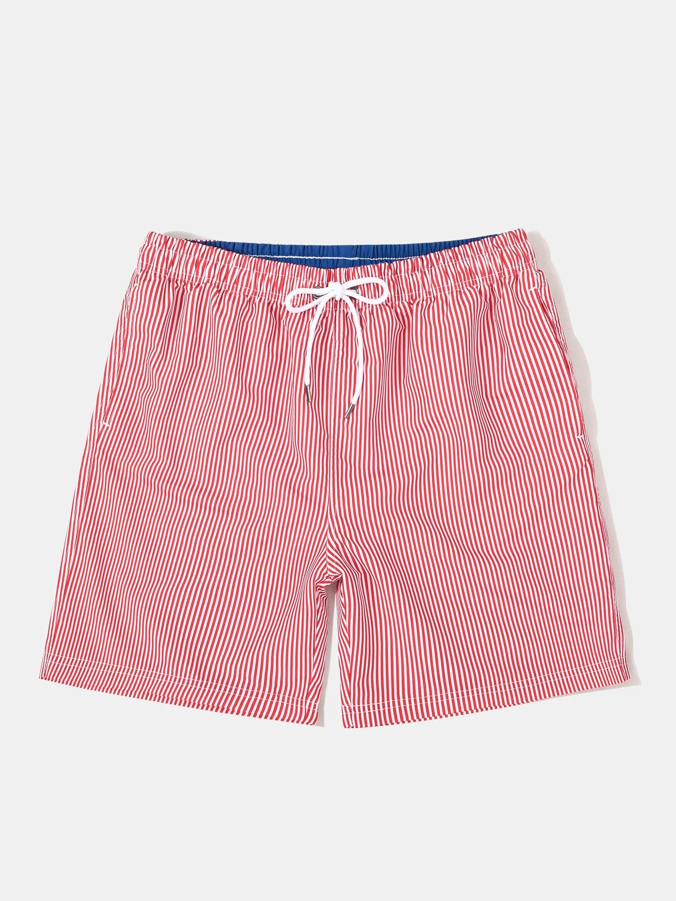 Travis® | Vertical Striped Drawstring Swim Shorts - Image 7