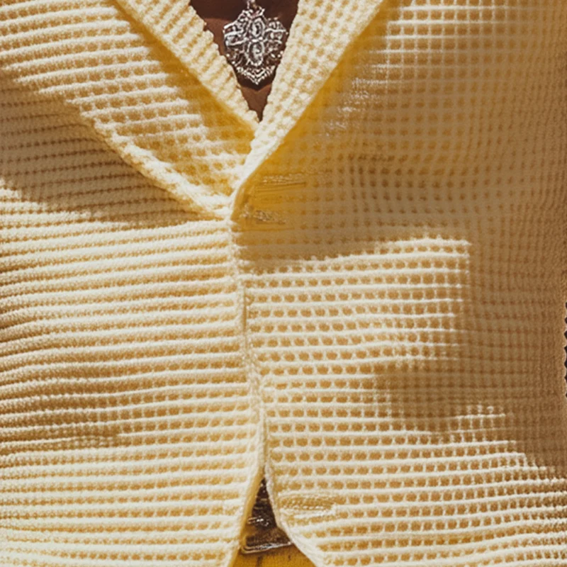 Trent | Men'S Summer Fashion Waffle Fabric Solid Color Vest - Image 3