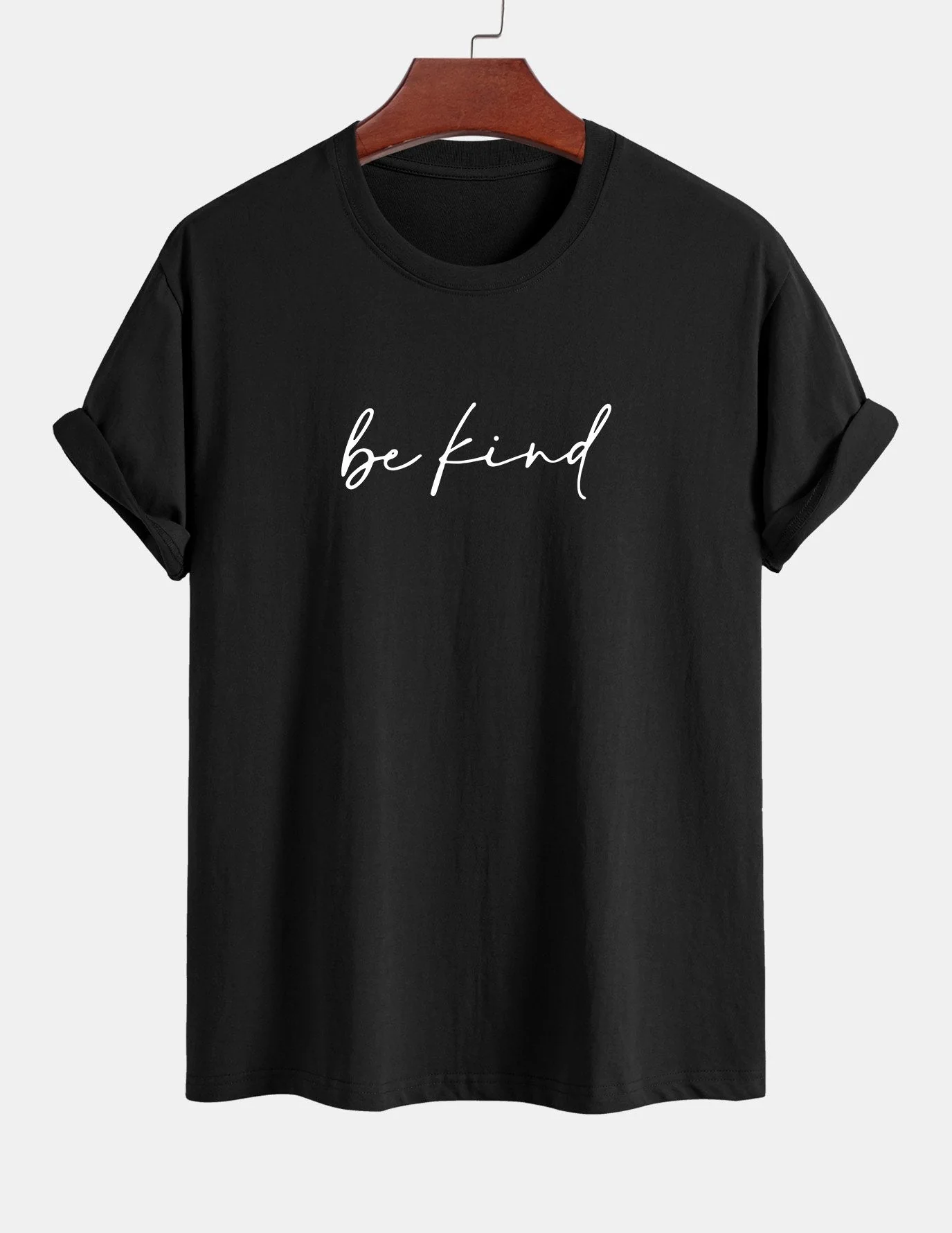 Tristán® | Be Kind Print Cotton T-Shirt - Image 3