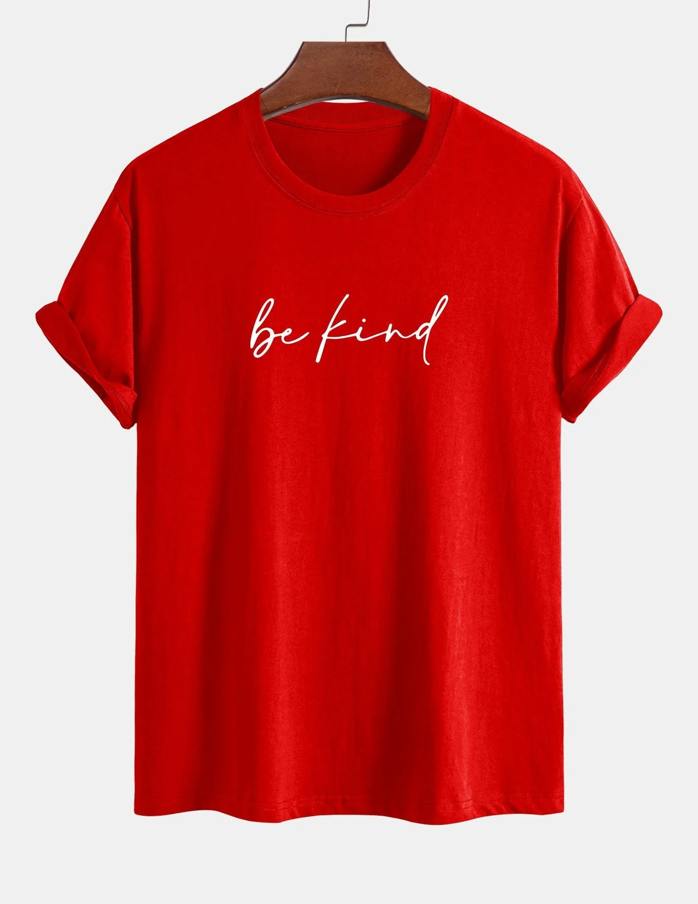 Tristán® | Be Kind Print Cotton T-Shirt - Image 8