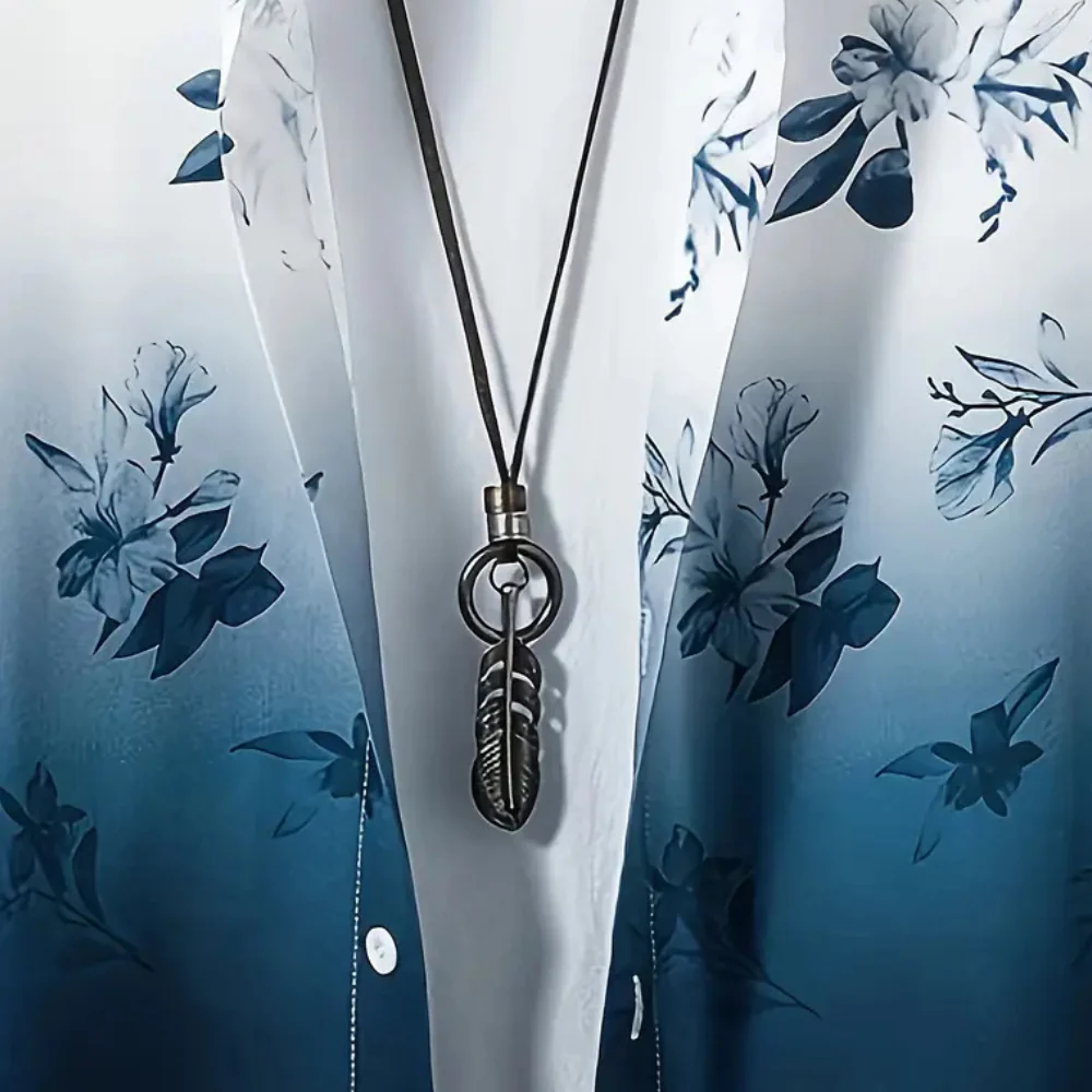 Tristán® | Gradient buttoned summer shirt for men - Image 3
