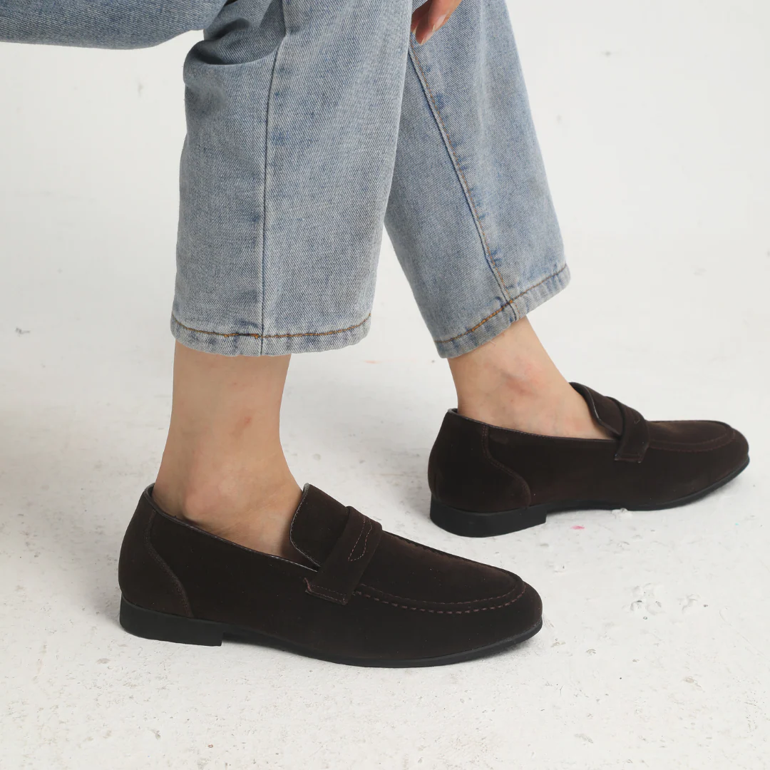 Tristan® | Suede Strap Loafers - Image 2