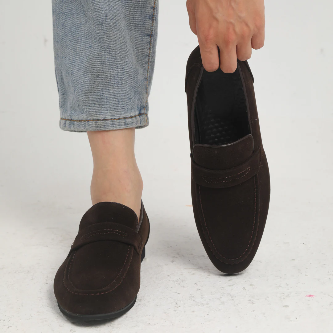 Tristan® | Suede Strap Loafers - Image 3