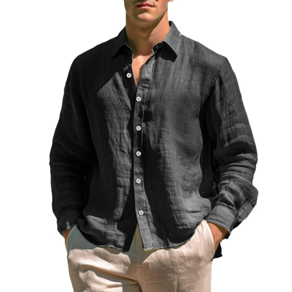 Tristan | Casual Linen Shirt - Image 6