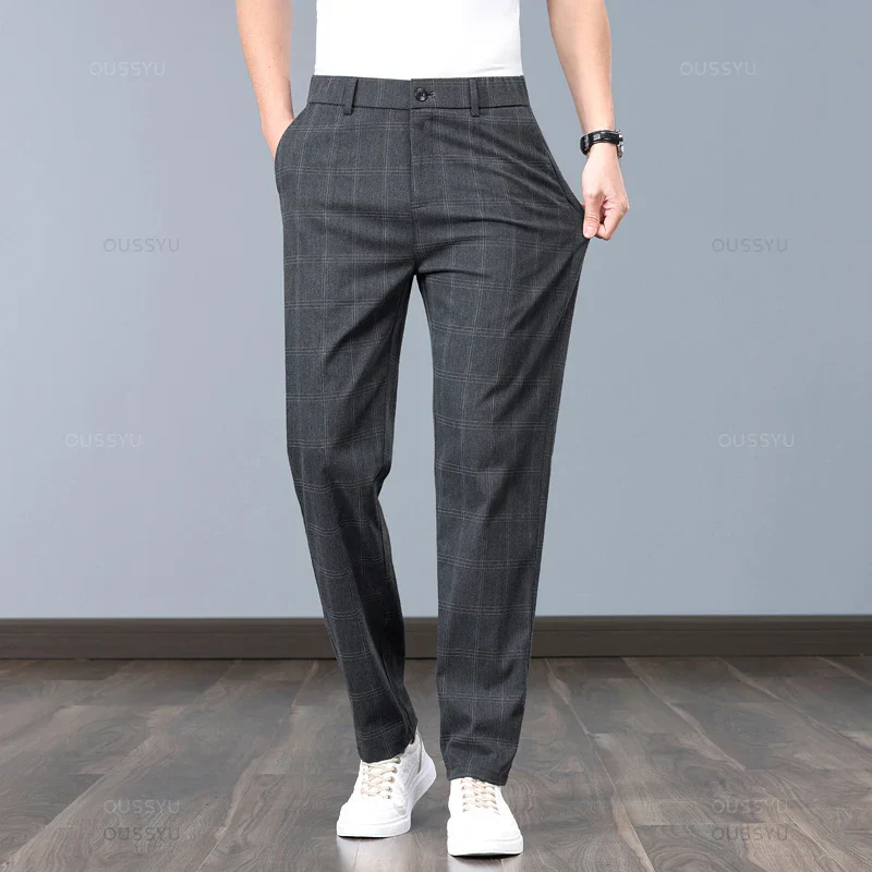 Tristan | Plaid Stretch Pants - Image 6