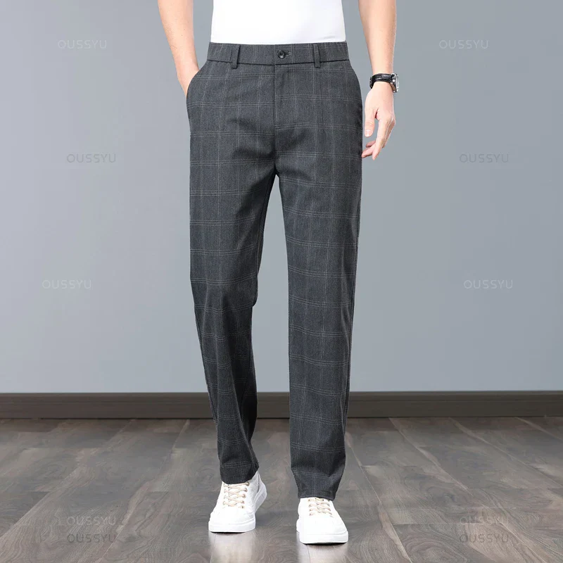 Tristan | Plaid Stretch Pants - Image 7