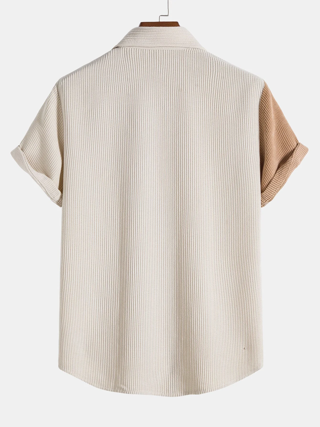 Troy® | Two Tone Corduroy Button Up Shirt - Image 2