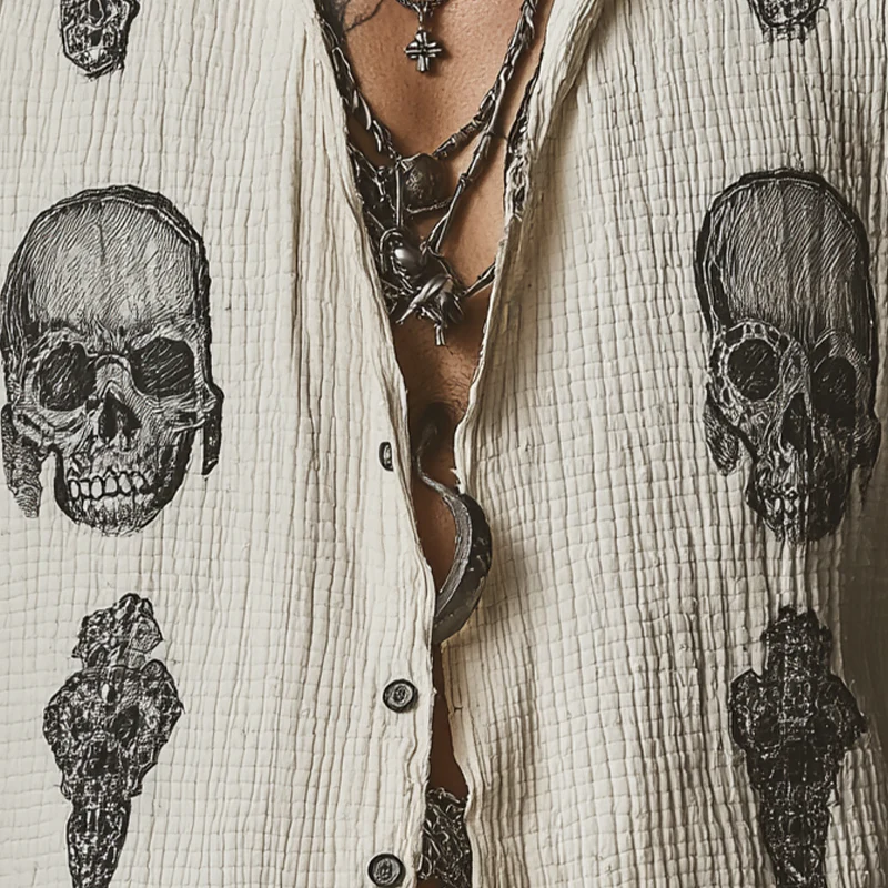 Troy | Men'S Summer Fashion Printed Waffle Tank Top - Image 3