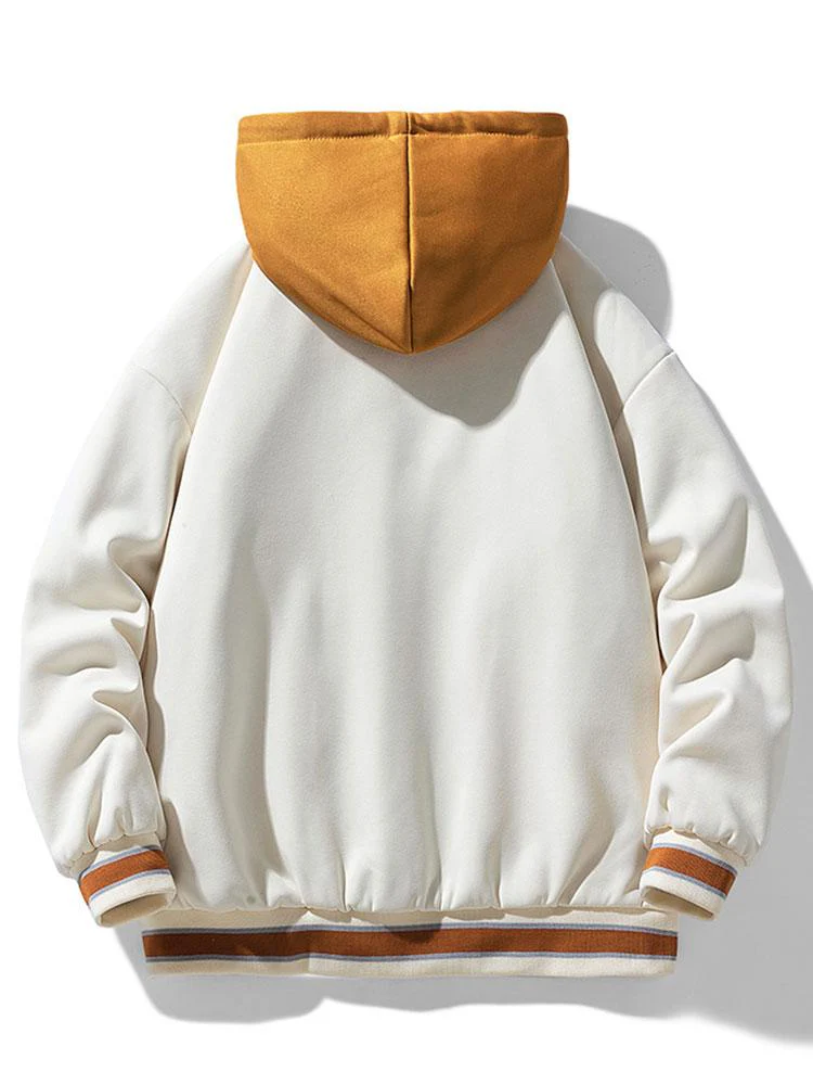 Tyler | Hooded Baseball Jacket - Image 10