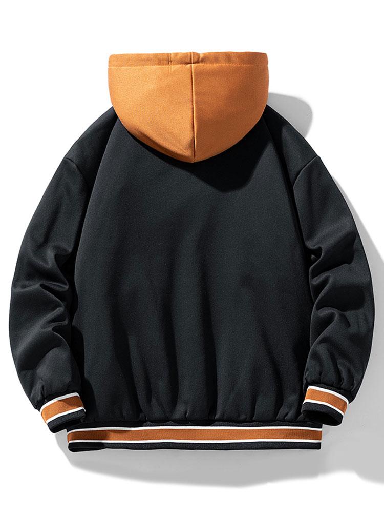 Tyler | Hooded Baseball Jacket - Image 6