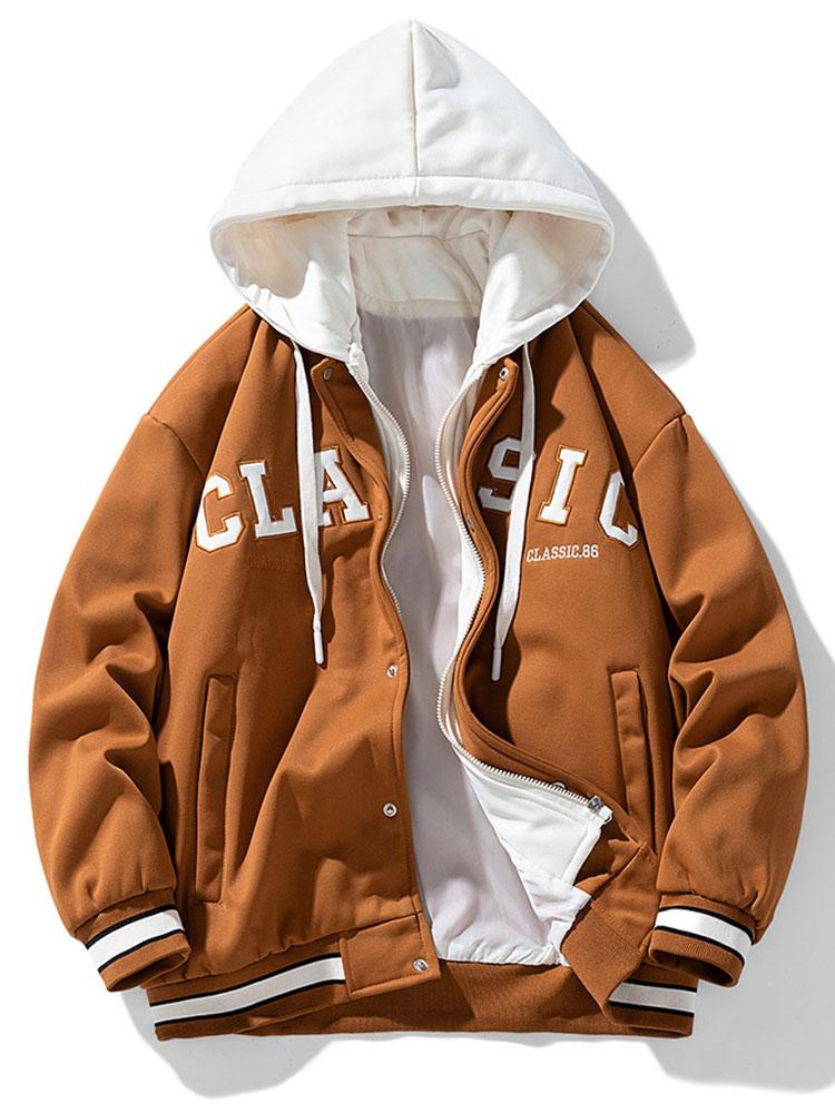 Tyler | Hooded Baseball Jacket - Image 7